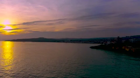 Ocean sunset 1 Stock Footage 156824083