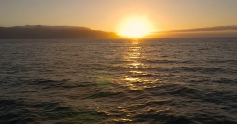 Ocean Sunset From A Boat Video stock 75538735