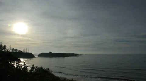 Ocean Sunset Stockbeeldmateriaal 7902037