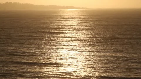 Ocean sunset Stock Footage 21541262