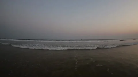 Ocean on sunset Vídeo Stock 25780571