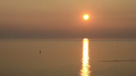 Ocean sunset 스톡 동영상 36418821