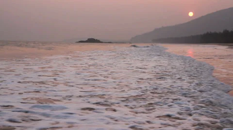 Ocean sunset Stock Footage 38871870
