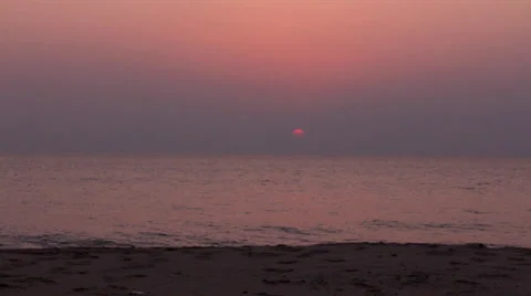 Ocean sunset Видео 38931956