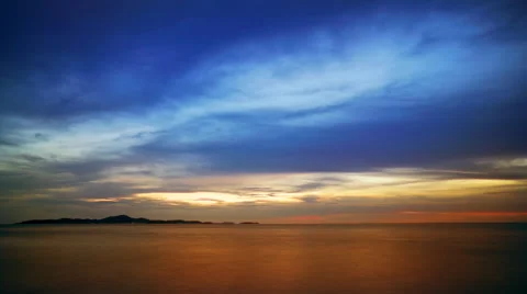 Ocean sunset Video stock 52922661