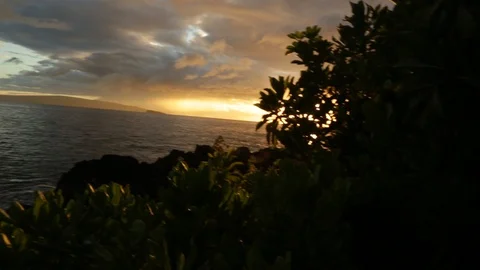 Ocean Sunset Stock Footage 105218467