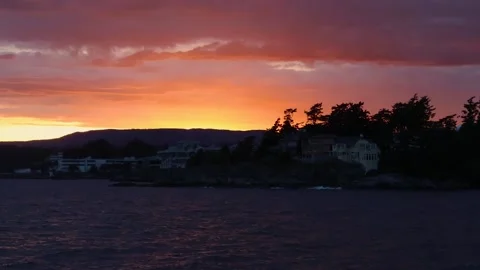 Ocean Sunset Stock Footage