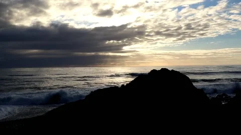 Ocean Sunset Stock Footage 154674336