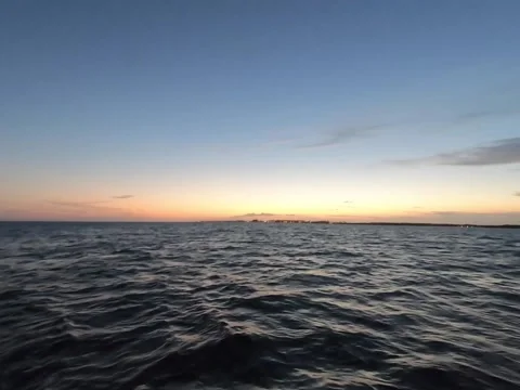 Ocean sunset Stock Footage 165015375