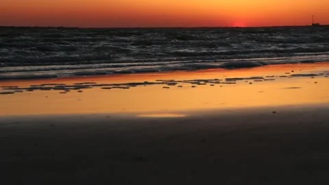 Ocean Sunset Stock Footage 177161388