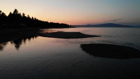 Ocean At Sunset Video stock 244754668