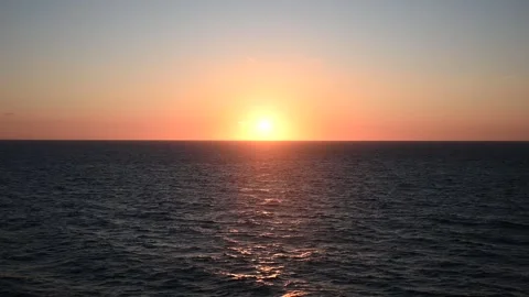 Ocean Sunset Video stock 245376737