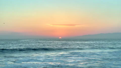 Ocean sunset Stock Footage 272315930