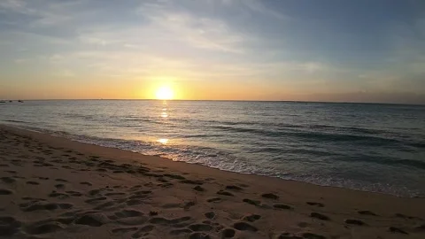 Ocean, sunset Stock Footage 293203351