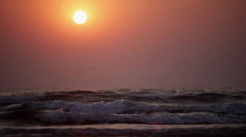 Ocean Sunset (full hd) Stock Footage 27535248