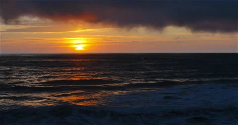 Ocean Sunset on the Horizon 库存影片 45100730