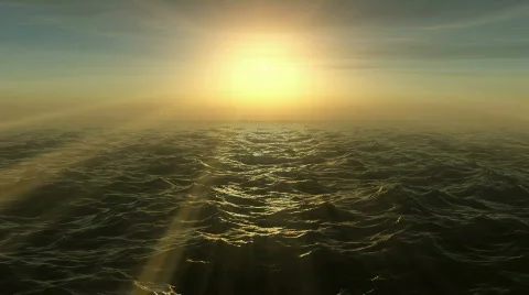 Ocean Sunset Loopable HD1080 Stock-Footage 647879