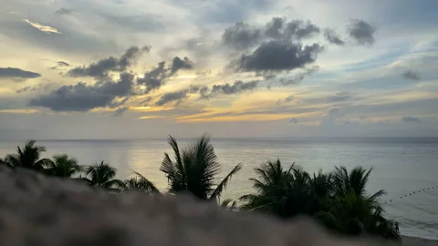 Ocean sunset in paradise Video stock 230911579