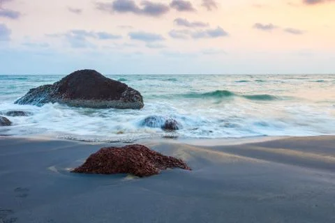 The ocean at sunset Stock Photos