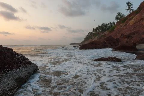The ocean at sunset Stock Photos