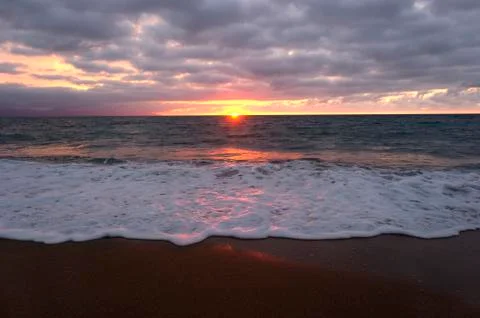 Ocean Sunset Stock Photos