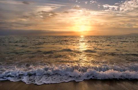 Ocean Sunset Stock Photos