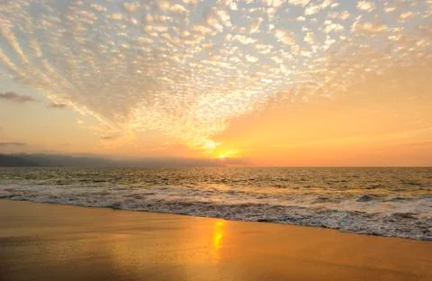 Ocean Sunset Stock Photos