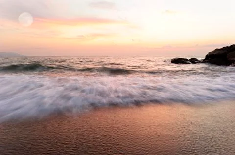 Ocean Sunset Stock Photos