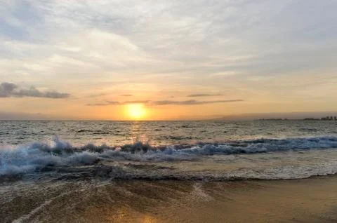 Ocean Sunset Stock Photos