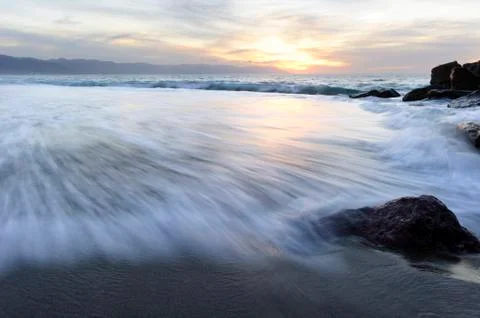 Ocean Sunset Stock Photos