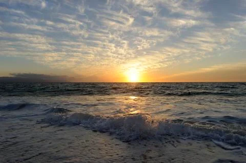 Ocean Sunset Stock Photos
