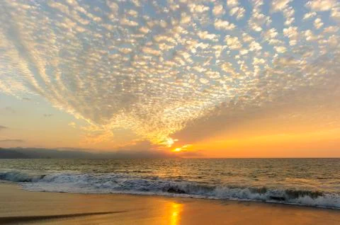 Ocean Sunset Stock Photos