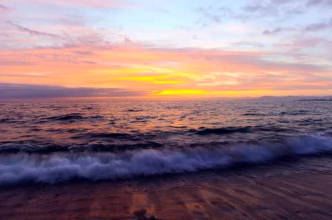 Ocean Sunset Stock Photos