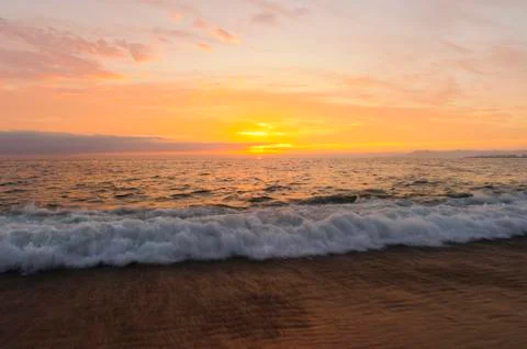 Ocean Sunset Stock Photos