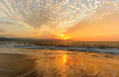 Ocean Sunset Stock Photos