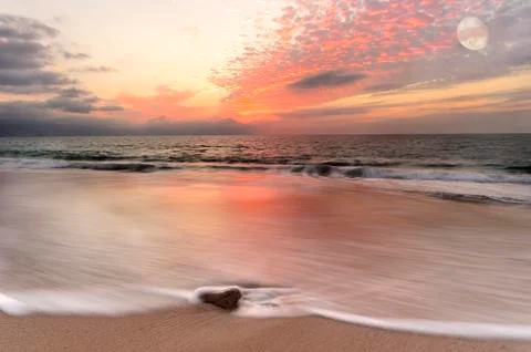 Ocean Sunset Stock Photos