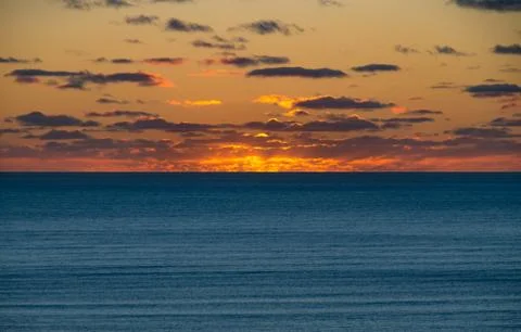 Ocean Sunset Stock Photos