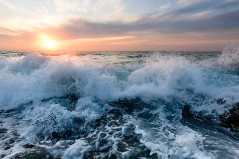 Ocean Sunset Stock Photos