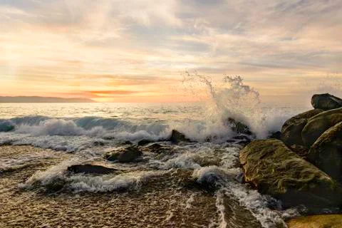 Ocean Sunset Stock Photos