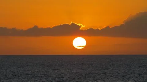 Ocean Sunset Stock Photos