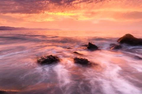 Ocean Sunset Stock Photos