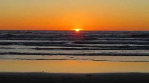 Ocean Sunset Stock Photos