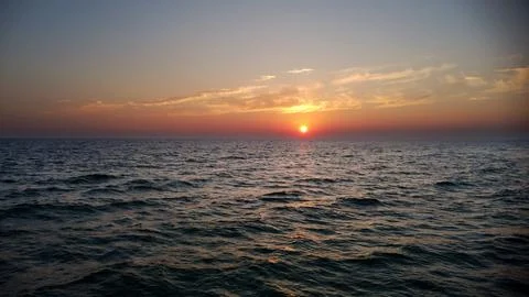 Ocean Sunset Stock Photos