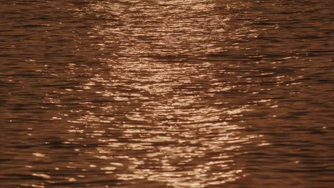 Ocean sunset reflection Stock-Footage 252691197