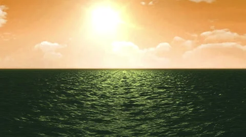 Ocean Sunset Sea Motion 02 Stock Footage 44787870