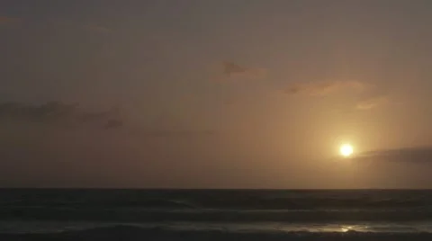 Ocean Sunset Time Lapse Vídeos de archivo 11274312