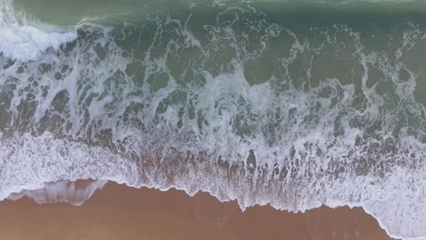 Ocean Surf From Above Stock Footage 328282045