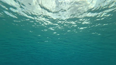 Ocean surface abstract underwater Stock Footage 317189482