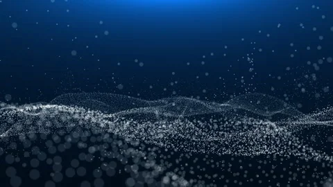 Ocean surface agitation of particles 1 Stock Footage 289885382