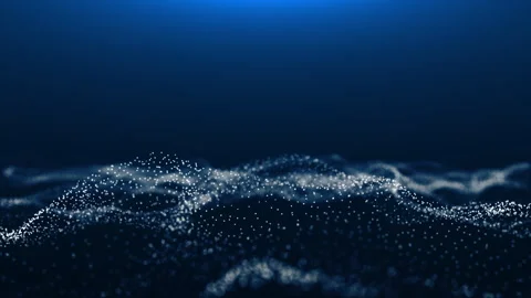 Ocean surface agitation of particles 2 Video stock 289885255